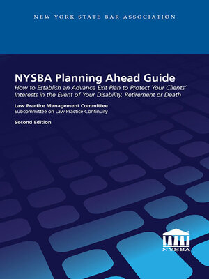 cover image of The Planning Ahead Guide